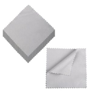 Chiffon de nettoyage bijoux – argent, or, platine (anti-ternissure)